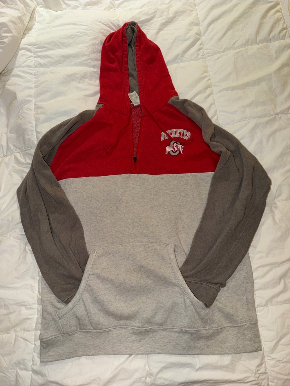 Pro Edge Ohio State Buckeyes Half-Zip Hoodie - men’s XL